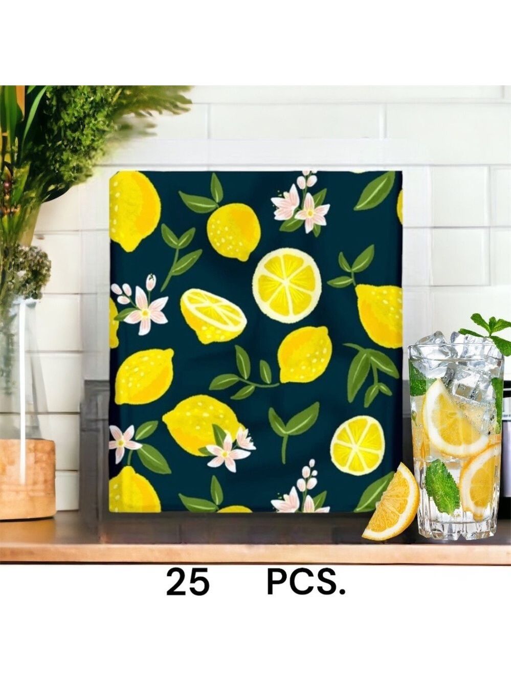 25 10X13 Poly Mailers Lemon and Blossoms Shipping Envelopes Bags PRICE IS FIRM - Picture 8 of 15